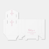 確認パーティーの好意ボックス – 少女，ピンクのクロス フェイバーボックス (折り畳みなし)