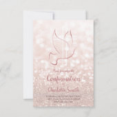 確認フェイクグリッター 招待状 (正面)