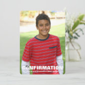 確認フォト招待状の色を選択 招待状 (スタンド正面)