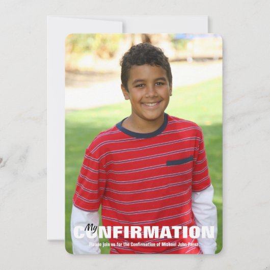 確認フォト招待状の色を選択 招待状 (正面)