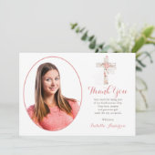 確認フローラクロスカスタムガールフォト感謝していー サンキューカード (スタンド正面)