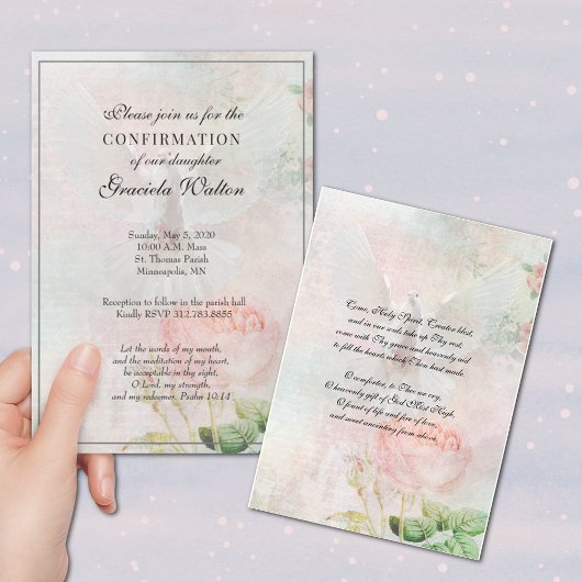 確認フローラ祈りの言葉 招待状