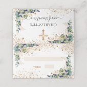 確認ユーカリ金ゴールドグリッターきらめき プレイスカード (外部開封)