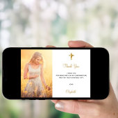 確認写真クロスサンキューカード 招待状