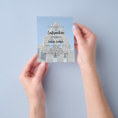 確認写真教会の予算の招待 チラシ (手)