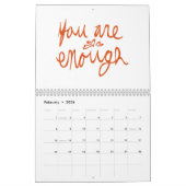 確認前向きカレンダー カレンダー (2月 2026)