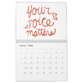 確認前向きカレンダー カレンダー (1月 2026)