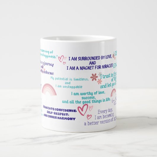 確認前向きコーヒーマグ ジャンボコーヒーマグカップ (正面)