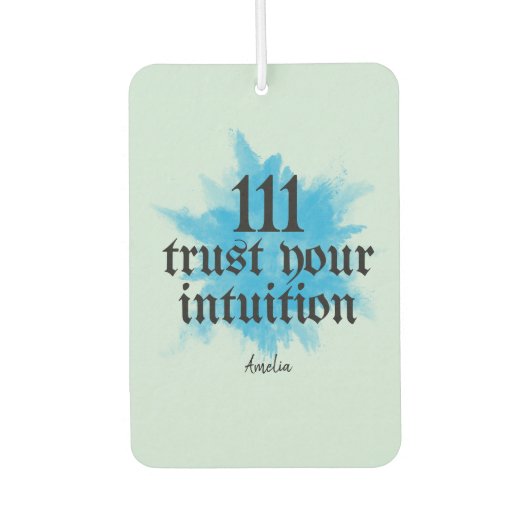 確認前向き引用文表示 カーエアーフレッシュナー (正面)