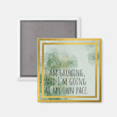 確認前向き水の色(緑/金ゴールド) マグネット (正面/裏面)