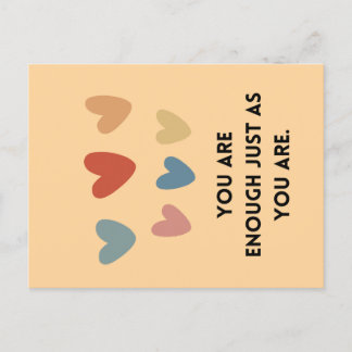 確認勇気付けられるカード ポストカード