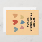 確認勇気付けられるカード ポストカード (正面/裏面)