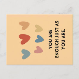 確認勇気付けられるカード ポストカード