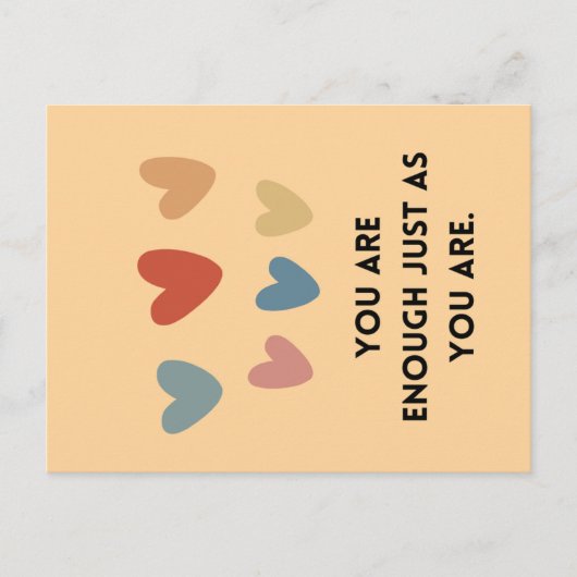 確認勇気付けられるカード ポストカード (正面)