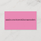 確認名刺のギフト挿入カスタマイズ可能 名刺 (裏面)