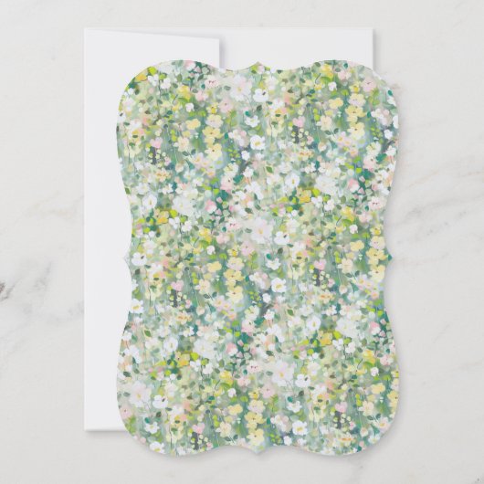 確認女子招待状 招待状 (裏面)