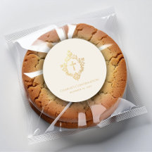 確認宗教クロスフェイク金ゴールドクレストアイボリー