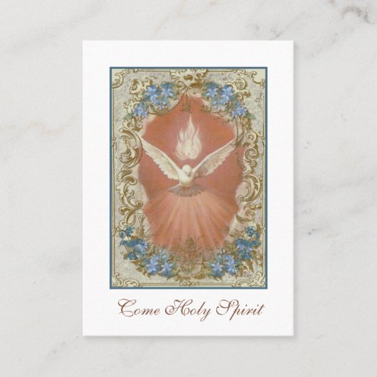 確認宗教聖霊ドーブ座席表 プレイスカード (正面)