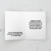 確認応答カードの送付状 カード (内部)