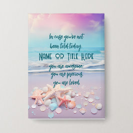 確認感動的のアラーム 缶バッジ