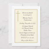 確認招待状クロスアンド鳩 招待状 (裏面)