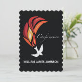 確認招待状ファイアpf聖霊鳩 招待状 (スタンド正面)