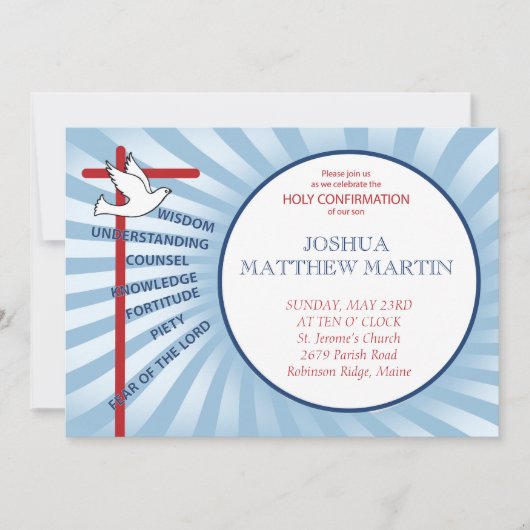 確認招待状ブルーレイ 招待状 (正面)