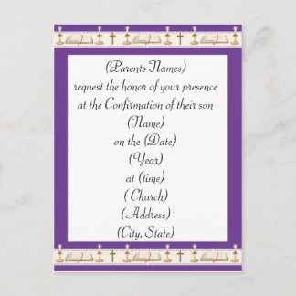 確認招待状 インビテーションポストカード