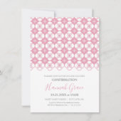 確認招待状 – 女カスタムの子の招待状 招待状 (正面)