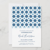 確認招待状-少年のカスタム招待状 招待状 (正面)