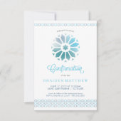 確認招待状、少年の確認招待状 招待状 (正面)