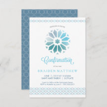 確認招待状、少年の確認招待状