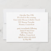 確認招待状 招待状 (裏面)