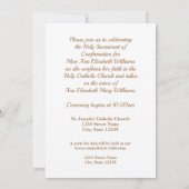 確認招待状 招待状 (裏面)