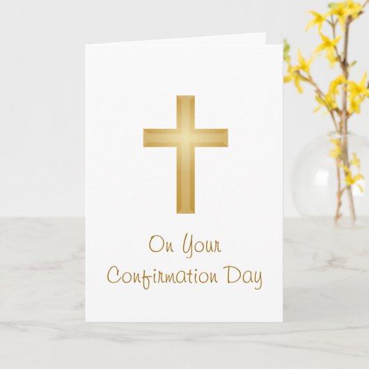 確認日 カード (黄色い花)