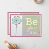 確認書カード ノートカード (正面/裏面インサイチュ)