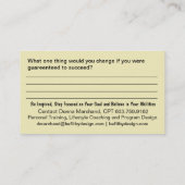 確認書 名刺 (裏面)