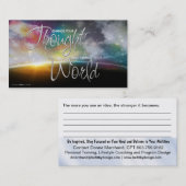 確認書 名刺 (正面/裏面)