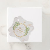 確認植物幾何学緑地金ゴールド フェイバータグ (インサイチュ)