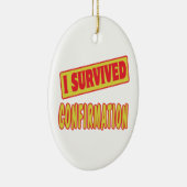 確認生き延び セラミックオーナメント (右)