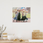 確認用の瞳孔（女子） ポスター (キッチン)