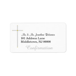 確認用シルバークロス住所 シール