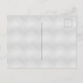 確認用シルバーピンクグリッタークロススクリプト インビテーションポストカード (裏面)