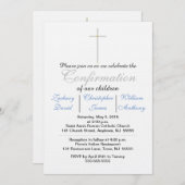 確認用ブルートリプレット招待状 招待状 (正面/裏面)