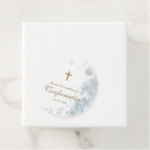 確認繊細なブルーウォーター色フローラクロス フェイバータグ (インサイチュ)