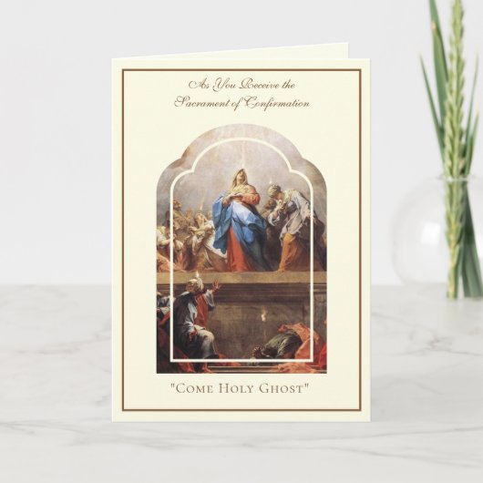 確認聖幽霊ペンテコステヴァージンメアリーカー カード (正面)