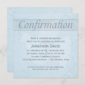 確認聖霊の鳩とクロスブルー 招待状 (正面/裏面)