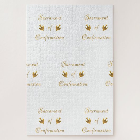 確認聖霊の黄金の聖餐 ジグソーパズル (縦)