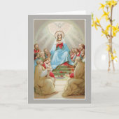 確認聖霊ヴァージンメアリー使徒 カード (黄色い花)