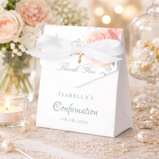 確認赤面ピンクローズフローラ女の感謝してい子あなた フェイバーボックス